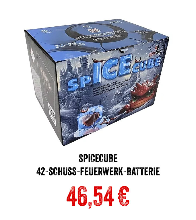 Spicecube 42-Schuss-Feuerwerk-Batterie