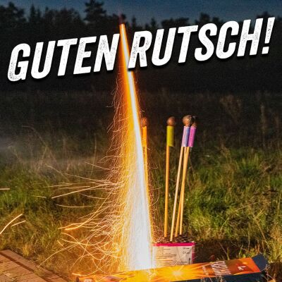 Guten Rutsch ins neue Jahr! - Pyroland wünscht guten Rutsch ins neue Jahr 2024 mit den besten Feuerwerk Artikeln