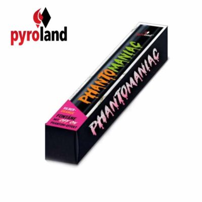 Feuerwerk Neuheit 2024.: Die Phantomaniac Fontäne  - Die PHANTOMANIAC Fontäne: eine Pyroland Feuerwerk Neuheit