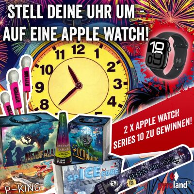 Pyroland Apple Watch Gewinnspiel - Pyroland Feuerwerkshop - Apple Watch Gewinnspiel