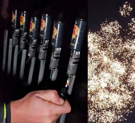 Nikoglitzerin macht Spaß! - FireworksandBalloons Nikoglitzerin Raketen im Test
