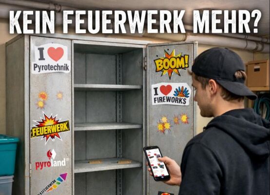 Sofortbestellungen oder Silvester-Vorbestellungen wieder möglich - Pyroland-Shop wieder geöffnet