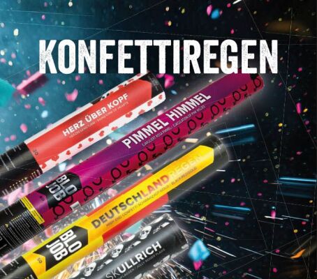 Bunte Konfetti-Shooter zur Jeckenzeit - Bunte Konfetti-Shooter von Pyroland