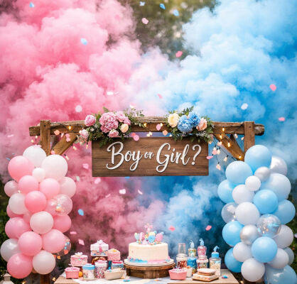 Alles für die besondere Gender Reveal Party - Pyrotechnik für die Gender Reveal Party