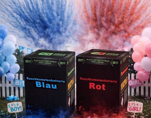 Rauchkometen Batterie ganzjährig erhältlich - Rauchkometen-Feuerwerk ganzjährig zünden!