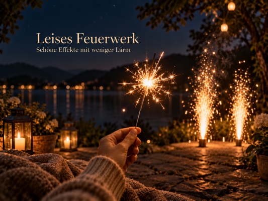 Leises Feuerwerk: Schöne Effekte mit weniger Lärm - Leises Feuerwerk: Effekte ohne lauten Knall
