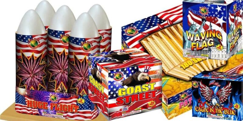 Unabhängigkeitstag in Amerika: Etliche Feuerwerksartikel gezündet! - Unabhängigkeitstag in Amerika: Etliche Feuerwerksartikel gezündet!