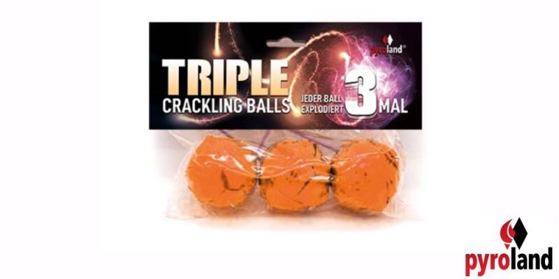 Pyroland Neuheit 2021: TRIPLE Crackling Balls!!! Getimte Crackling-Explosionen genießen. - Pyroland Neuheit 2021: TRIPLE Crackling Balls!!! Getimte Crackling-Explosionen genießen.