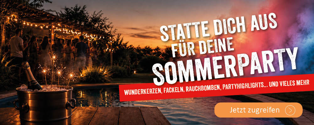 Statte Dich aus für Deine Sommerparty
