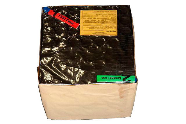 Feuerwerk-Batterie (Cake-Box) 49 Schuss gerade hoch mit verschiedenen Effekten