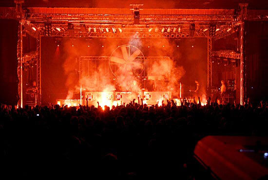 Bühnenpyrotechnik Bühnenfeuerwerk 3