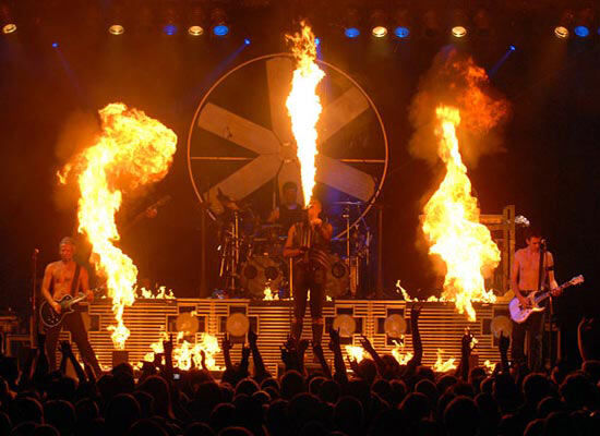 Bühnenpyrotechnik Bühnenfeuerwerk 5