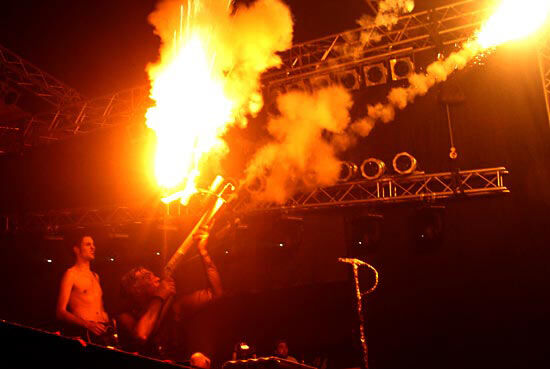 Bühnenpyrotechnik Bühnenfeuerwerk 6