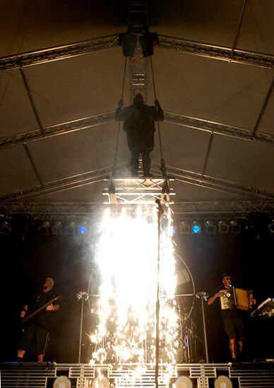 Bühnenpyrotechnik Bühnenfeuerwerk 9