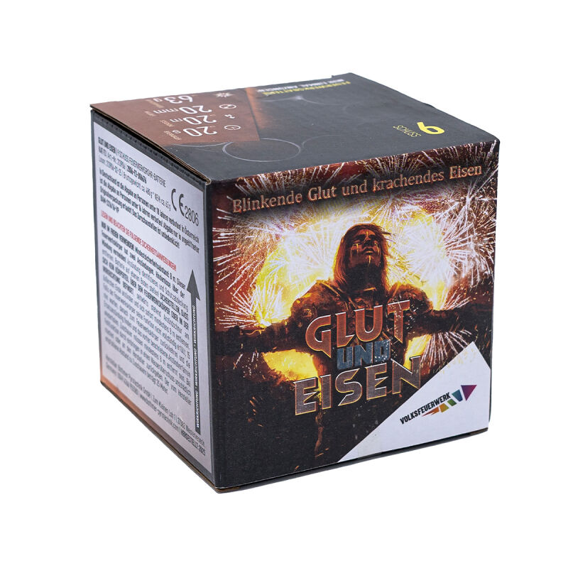 Jetzt Glut und Eisen 9-Schuss-Feuerwerk-Batterie ab 4.68€ bestellen