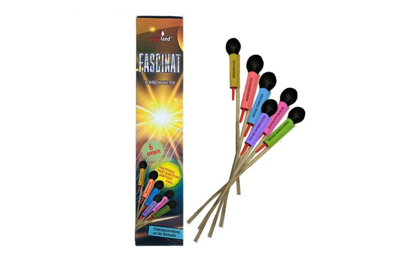Jetzt FASCINAT - 6-teiliges Raketen-Sortiment ab 16.14€ bestellen