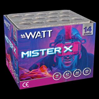 Mister X 14-Schuss-Feuerwerk-Batterie