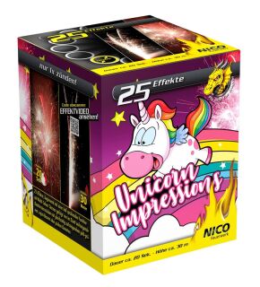 Unicorn Impressions 25-Schuss-Feuerwerks-Batterie