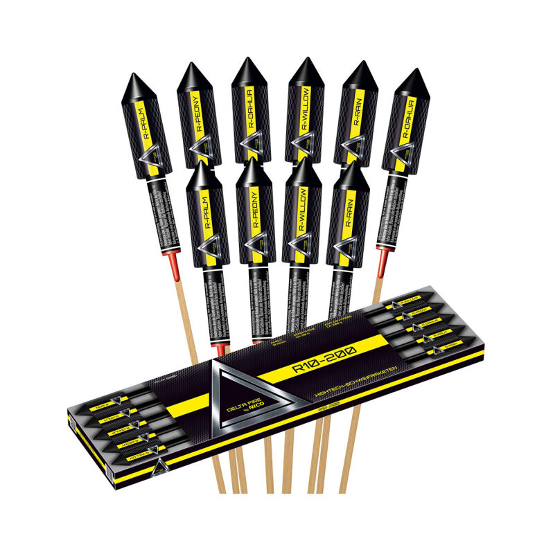 Jetzt Delta Fire R10-200 10er Raketen-Sortiment ab 29.99€ bestellen