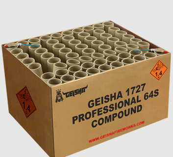 Professional 64-Schuss-Feuerwerverbund