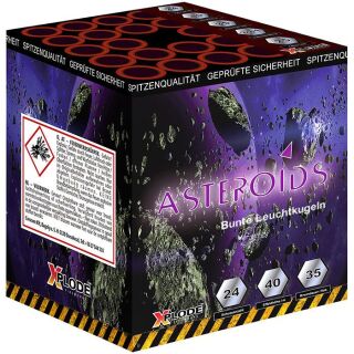 Asteroids 24-Schuss-Feuerwerk-Batterie