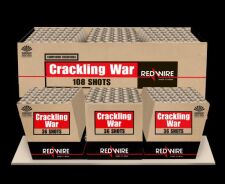 Crackling War 108-Schuss-Feuerwerkverbund (Stahlkäfig)
