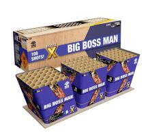 Big Boss Man 108-Schuss-Feuerwerk-Batterie