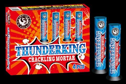 Thunderking Crackling Mortar 4 Stück