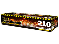 Pyro Tsunami 210-Schuss-Verbundfeuerwerk
