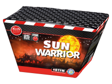 Sun Warrior 25-Schuss-Feuerwerk-Batterie