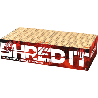 Shred It Showbox 288-Schuss-Feuerwerks-Doppelverbund