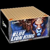 Blue Lion King 144-Schuss-Feuerwerks-Verbund