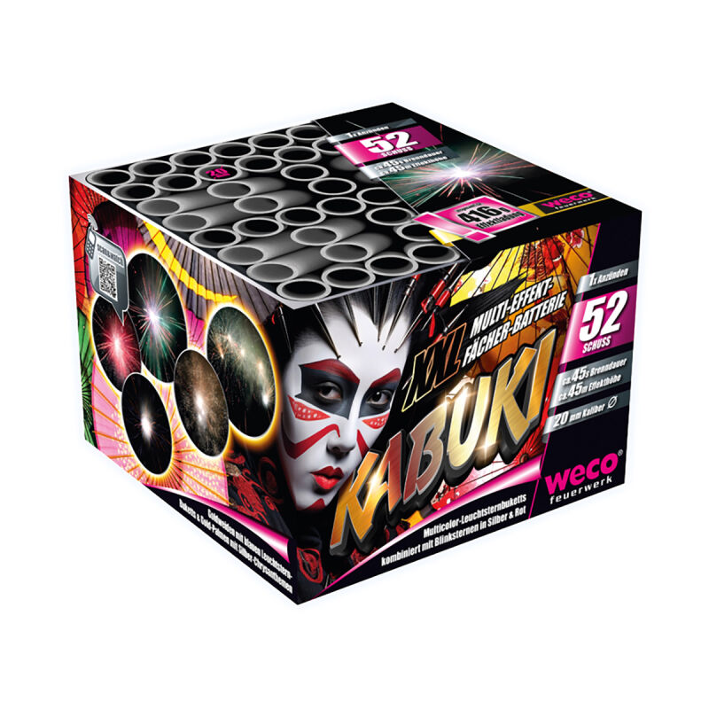 Jetzt Kabuki 52-Schuss-Feuerwerk-Batterie ab 34.99€ bestellen
