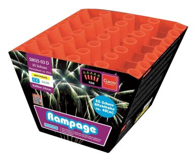 Rampage 35-Schuss-Feuerwerk-Batterie