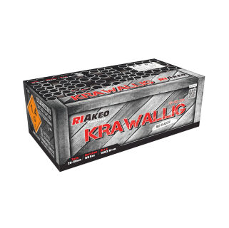 Krawallig 102-Schuss-Feuerwerkverbund (Stahlkäfig)