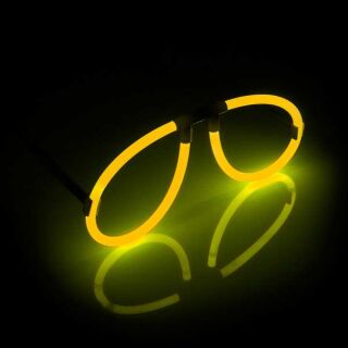 Knicklicht Brille 1 Stk. Gelb