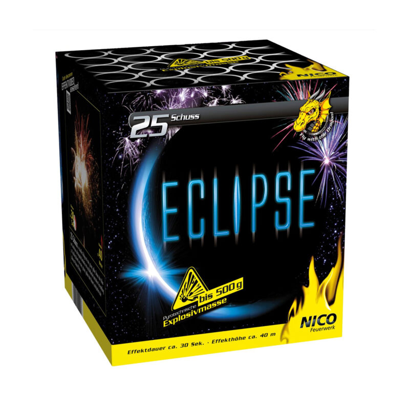Jetzt Eclipse 25-Schuss-Feuerwerk-Batterie ab 22.87€ bestellen