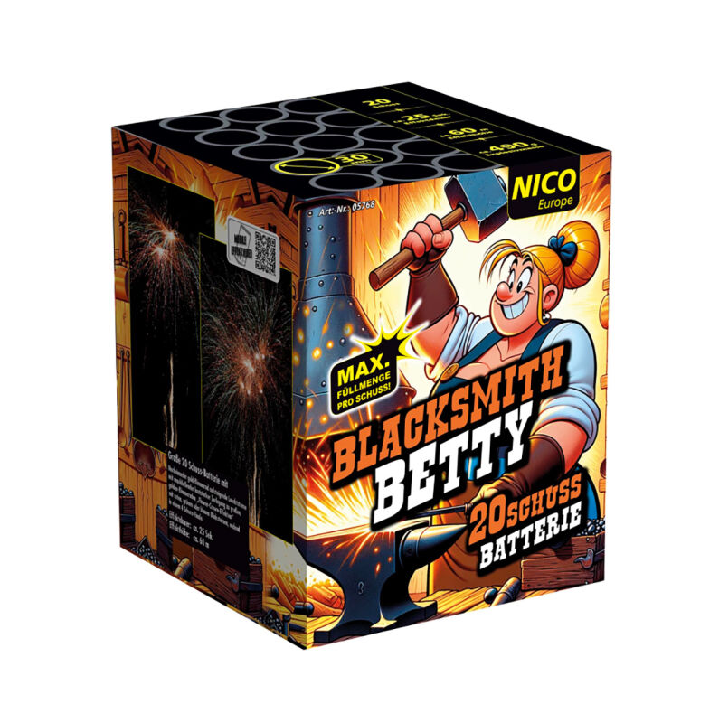 Jetzt Blacksmith Betty 20-Schuss-Batterie ab 32.99€ bestellen