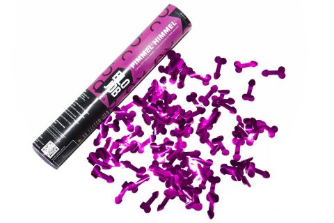 Pimmel Himmel 30 cm Papierflitter pink