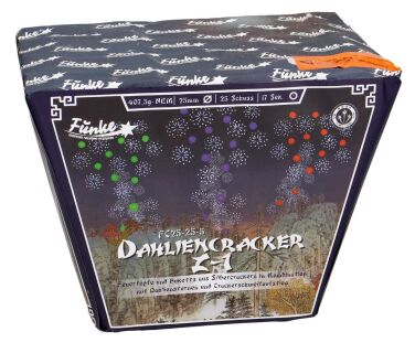 Dahliencracker Z-1 25-Schuss-Feuerwerk-Batterie
