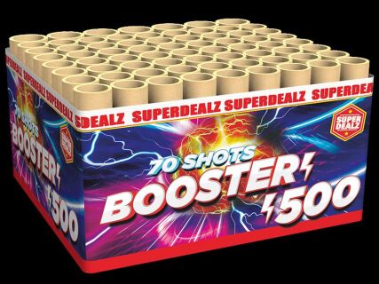 Booster 500 70-Schuss-Feuerwerk-Batterie