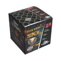 Golden Sky 25-Schuss-Feuerwerk-Batterie
