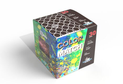 Color Match 30-Schuss-Feuerwerk-Batterie