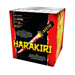 Harakiri 36-Schuss-Feuerwerk-Batterie