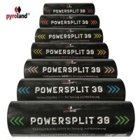 POWERSPLIT 38 mit Reißzünder 20s, Rot