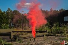 CamouFLAG II mit Reißzünder 60s, Rot zu Blau