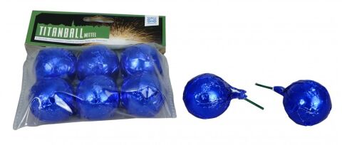 Titanball mittel 6er Pack