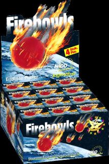Firebowls - Knatterbälle Display