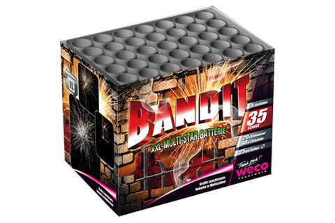 Bandit 35-Schuss-Feuerwerk-Batterie