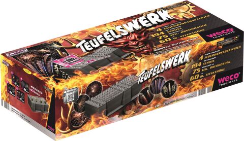 Teufelswerk 194-Schuss-Feuerwerkverbund